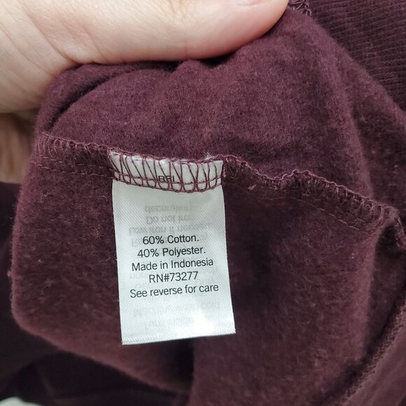 Celebrate Together‎ Women's Burgundy Gold Embroidered Merry Christmas Sweater XL - Picture 4 of 5